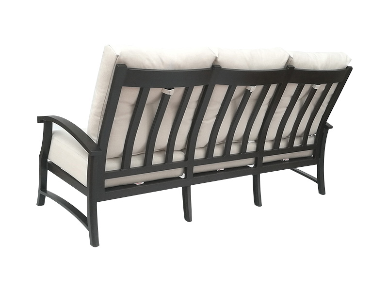 Lodge Aged Bronze Aluminium mit Polstern – Patio Sofa