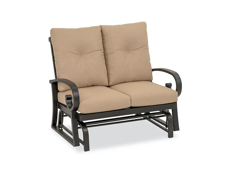 Solstice Aluminium Patio Polster-Loveseat Glider