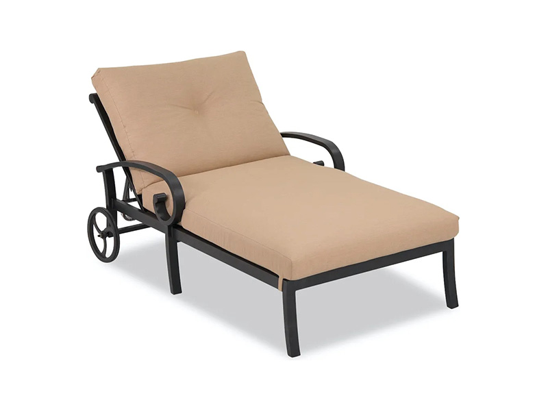Solstice Aluminium mit Kissen Doppel -Chaise -Lounge