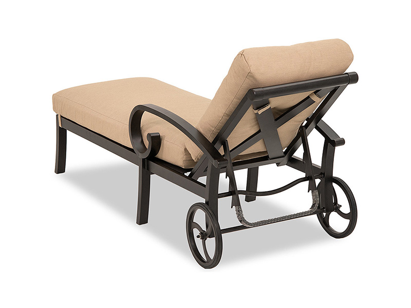 Solstice Aluminium mit Kissen Chaise Lounge
