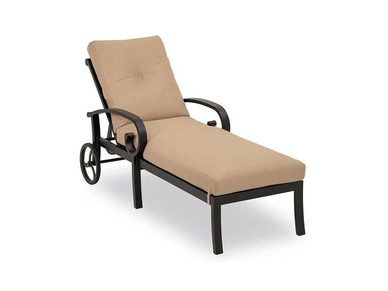 Solstice Aluminium mit Kissen Chaise Lounge