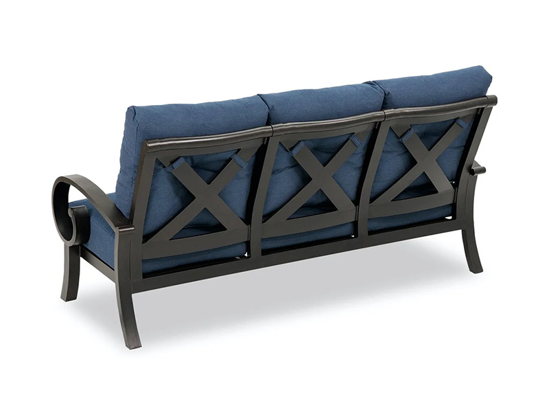 Solstice Aged Bronze Aluminium mit Polstern – Patio Sofa