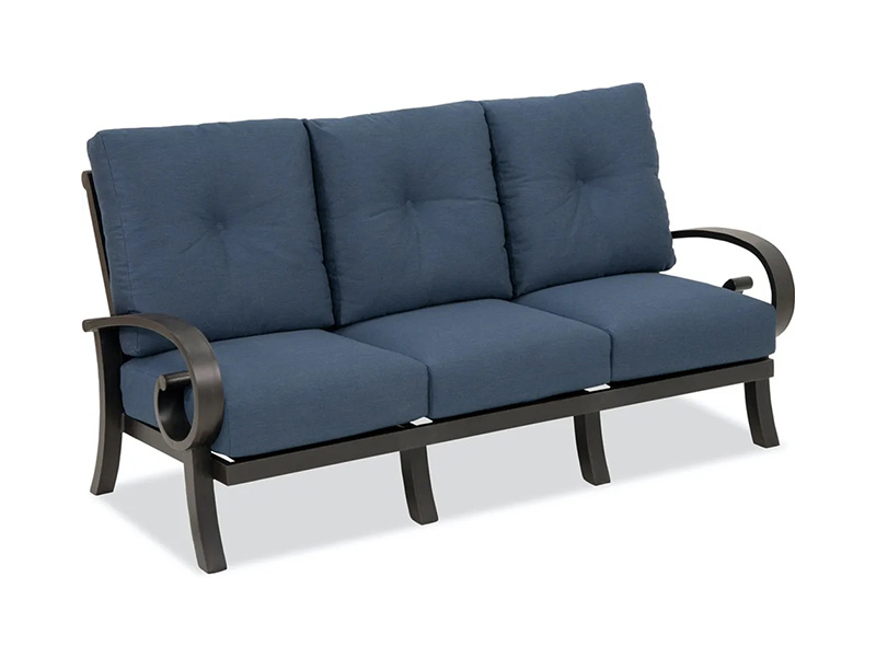 Solstice Aged Bronze Aluminium mit Polstern – Patio Sofa