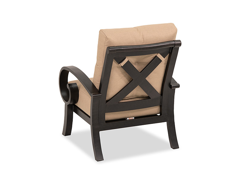 Solstice Aged Bronze Aluminium mit Polster – Patio Club Chair